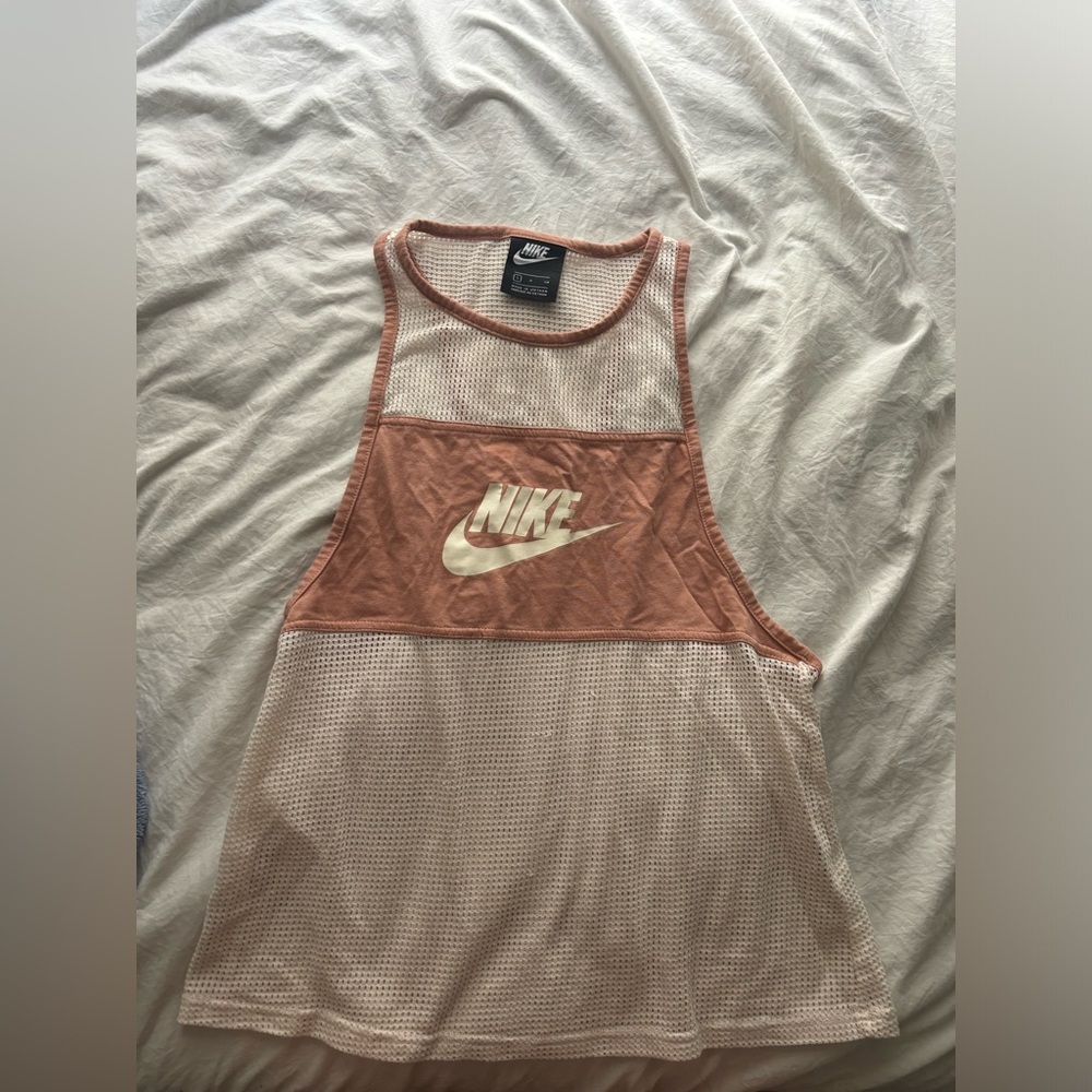 Nike mesh racerback top